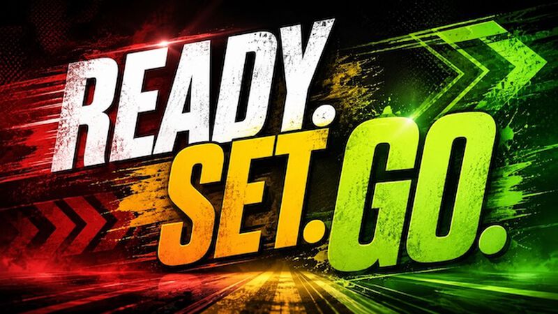 Ready. Set. Go. Kickoff